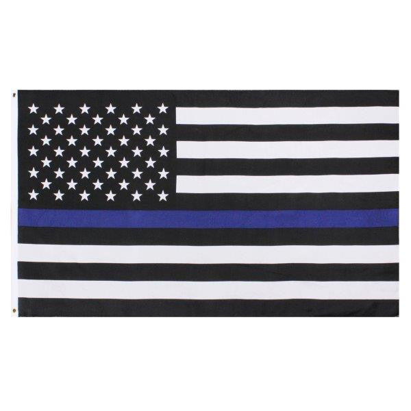 Item # CPI-040<br>Thin Blue Line Flag (3'x5')