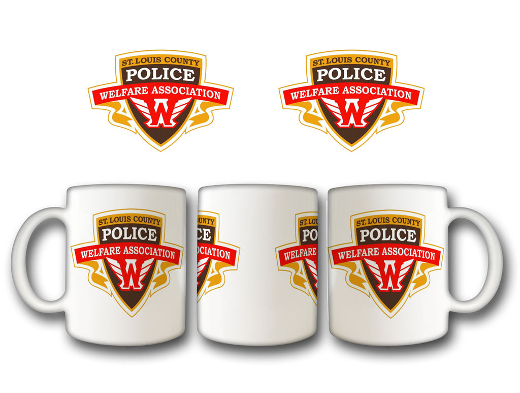 Item # CDW-002<BR>St. Louis County P.D. "Welfare Association" Coffee Mug