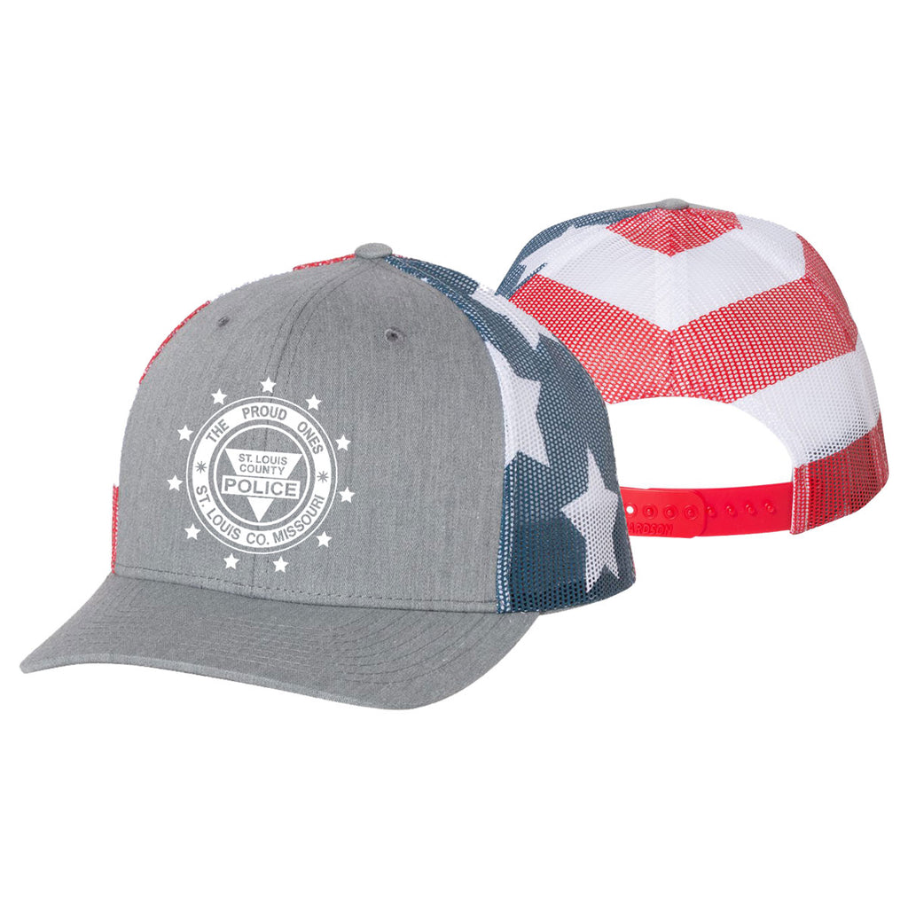 Item # CHW-014<BR>SLCPD "The Proud Ones" Printed Mesh-Back Trucker Hat